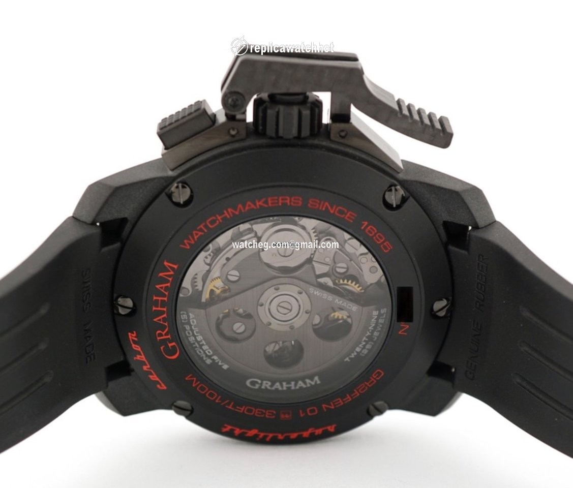 Graham Chronofighter Oversize Mens watch Unisex Automatic Carbon 2CCBK.B25A 2