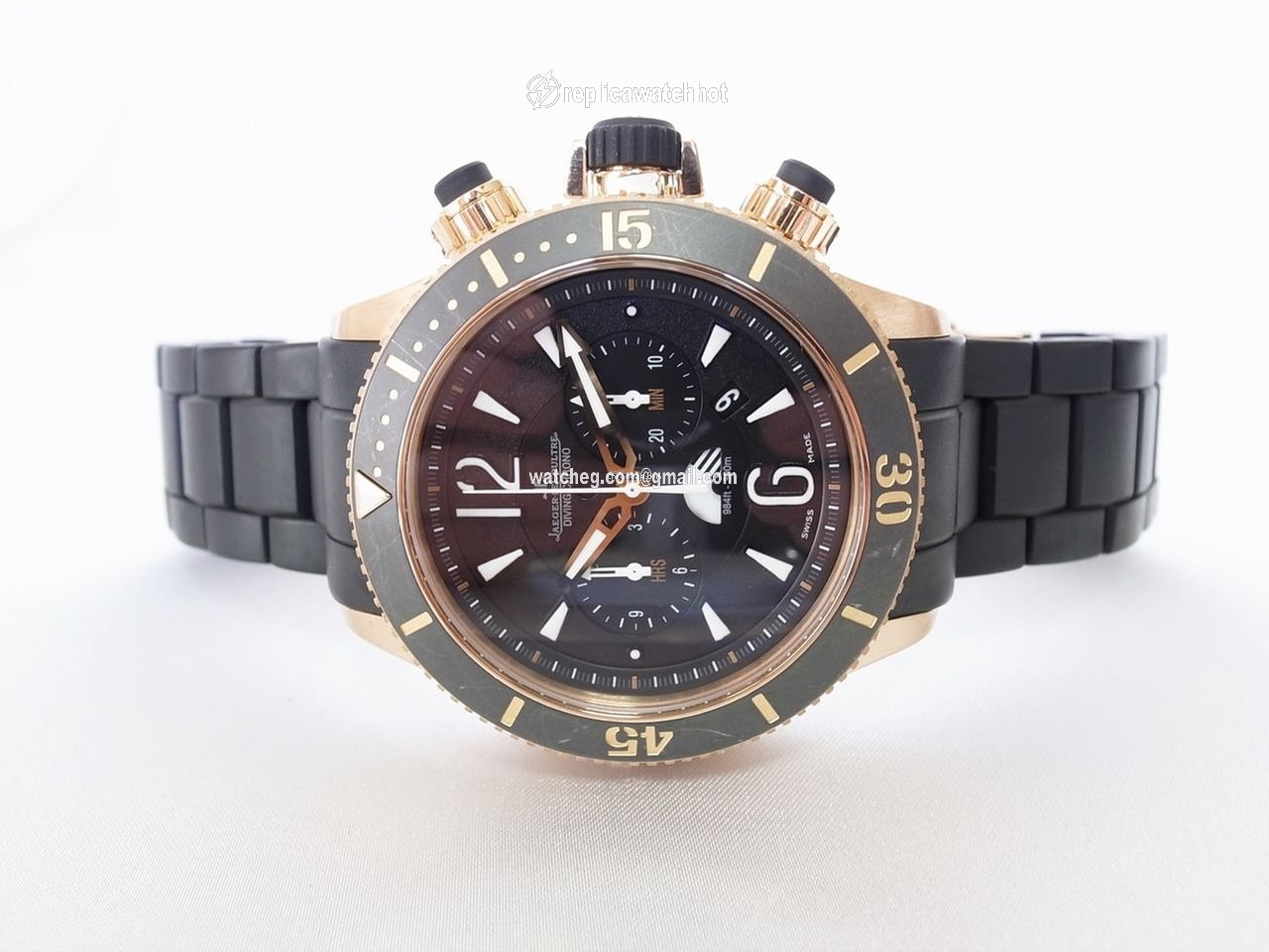 Jaeger-LeCoultre Master Compressor Diving Chronograph GMT Navy SEALs Mens watch Unisex Automatic Rose gold Q1782770 2