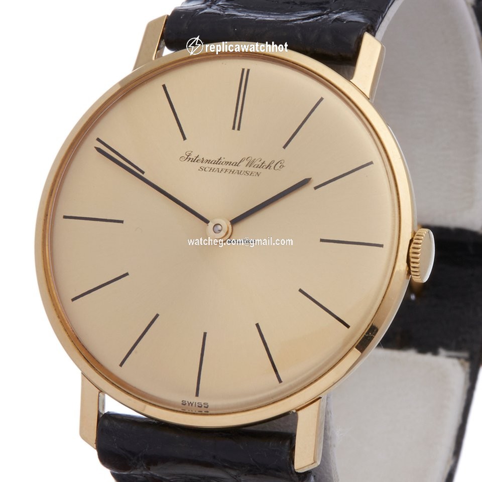 IWC Mens watch Unisex Manual winding Yellow gold R2500 2