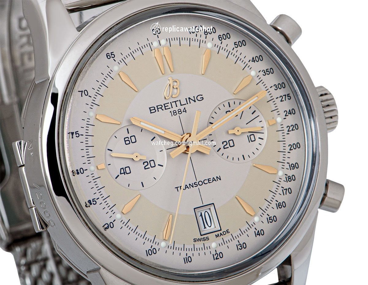 Breitling Transocean Mens watch Unisex Automatic Steel AB015412 G784 154A 2