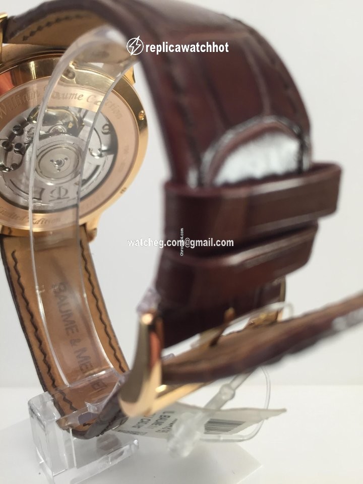 Baume & Mercier William Baume Mens watch Unisex Automatic Red gold MOA08795 2