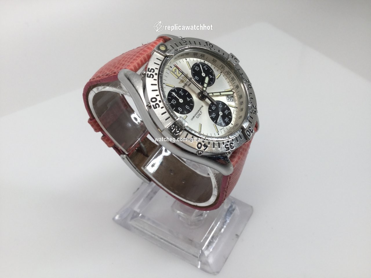 Breitling Colt Chronograph Mens watch Unisex Quartz Steel A53035 2