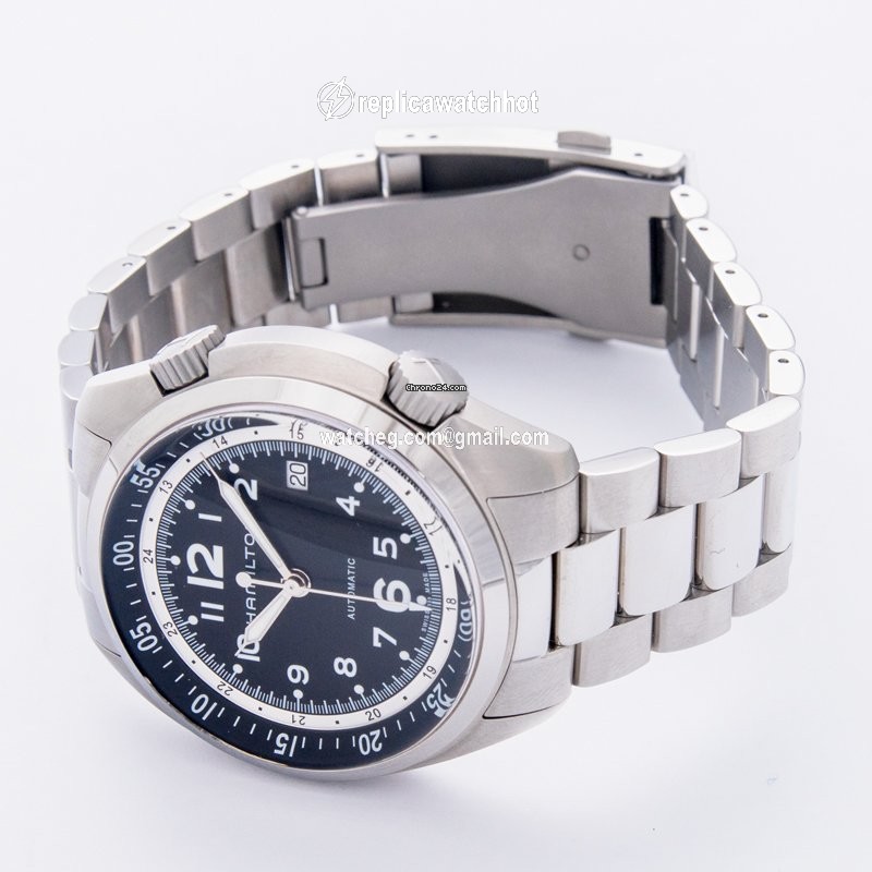 Hamilton Khaki Pilot Pioneer Mens watch Unisex Automatic Steel H76455133 2