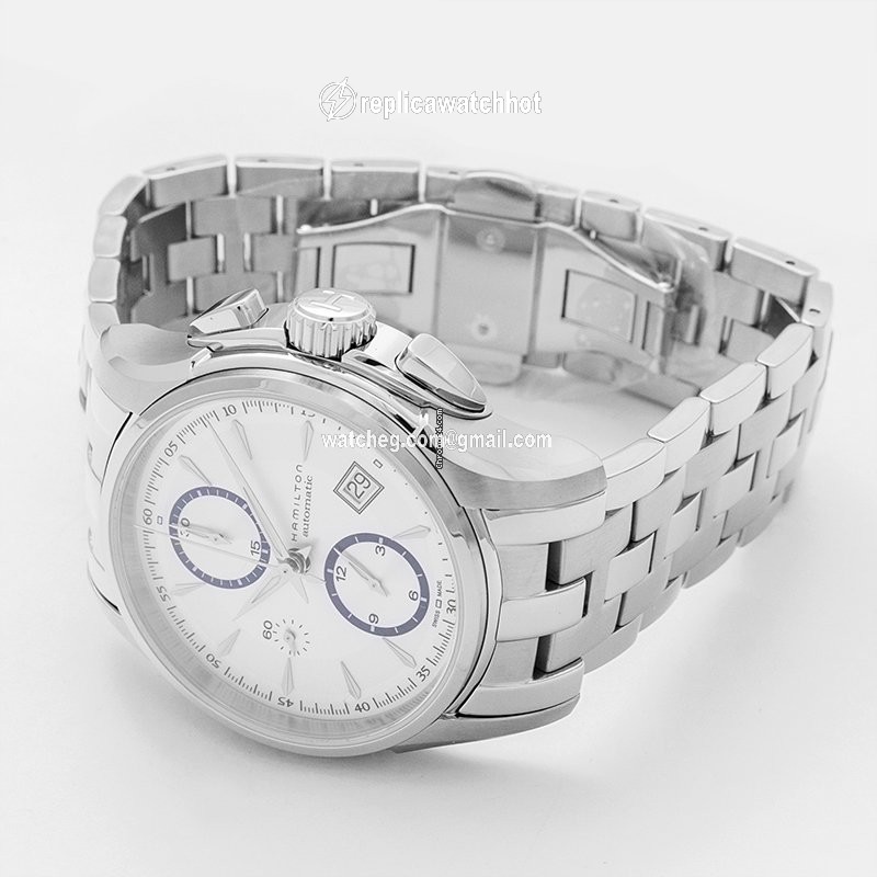 Hamilton Jazzmaster Auto Chrono Mens watch Unisex Automatic Steel H32616153 2