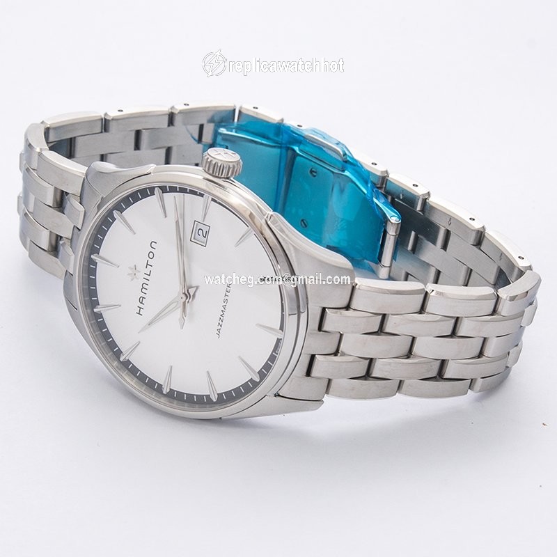 Hamilton Jazzmaster Mens watch Unisex Quartz Steel H32451151 2