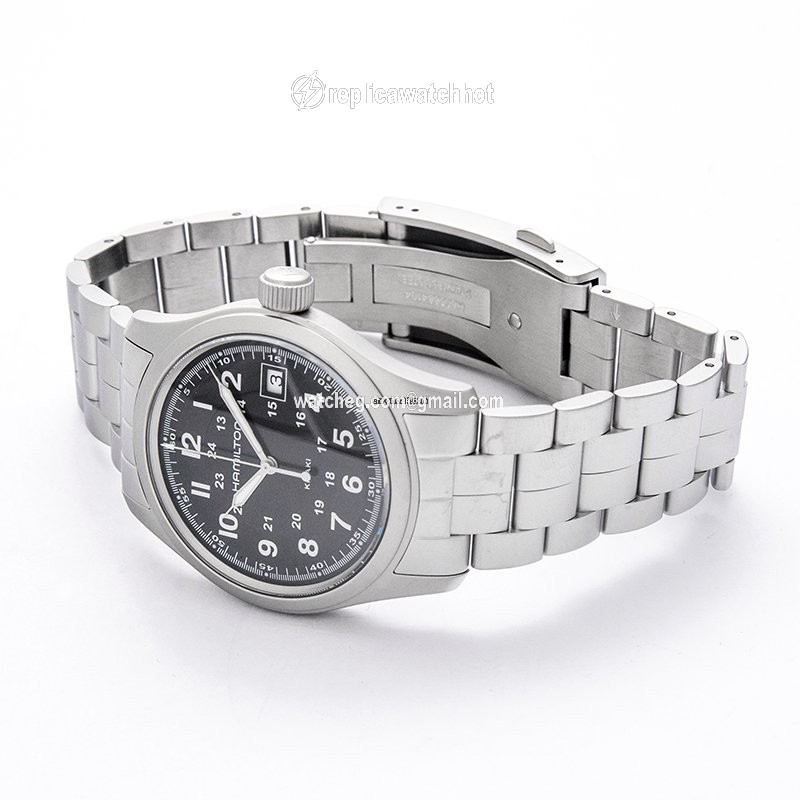 Hamilton Khaki Field Mens watch Unisex Quartz Steel H68411133 2
