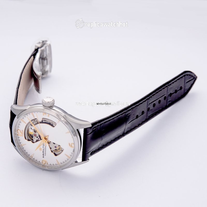 Hamilton Jazzmaster Open Heart Mens watch Unisex Automatic Steel H32705551 2