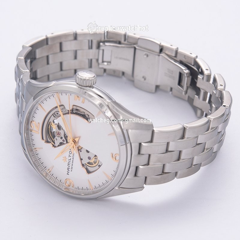 Hamilton Jazzmaster Open Heart Mens watch Unisex Automatic Steel H32705151 2