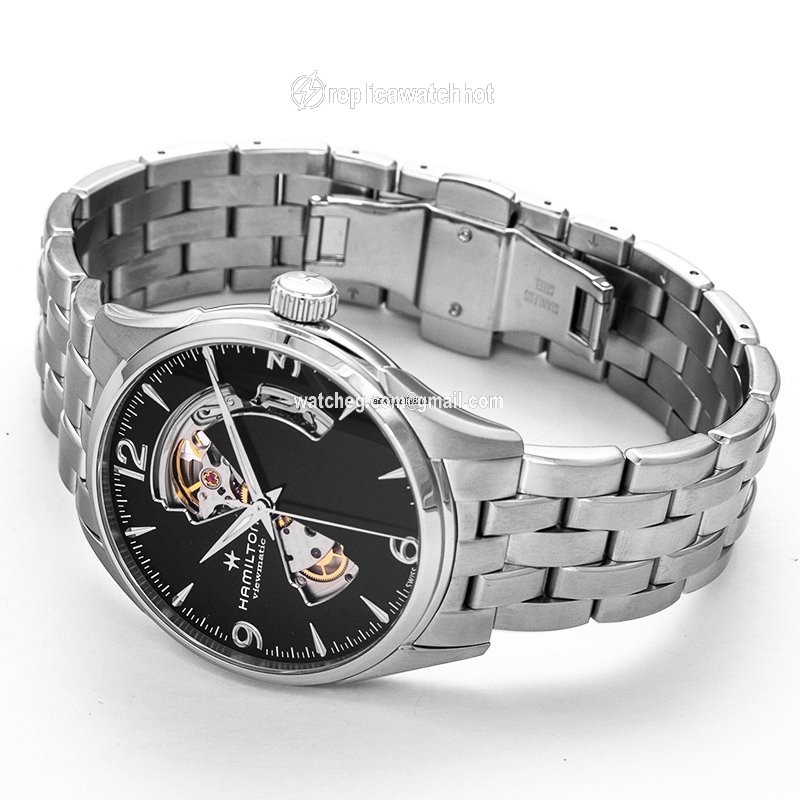 Hamilton Jazzmaster Open Heart Mens watch Unisex Automatic Steel H32705131 2