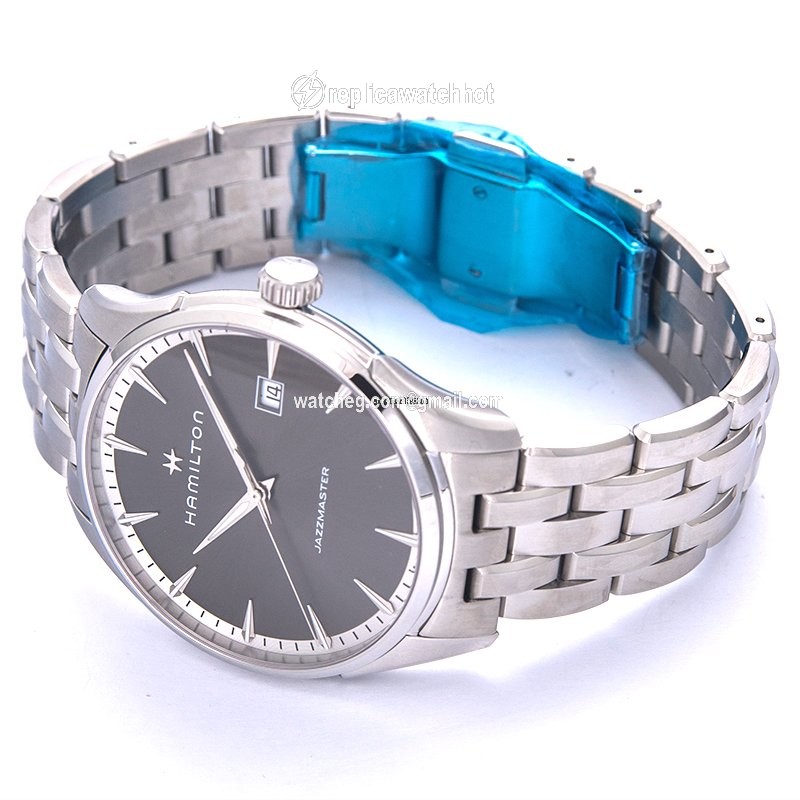 Hamilton Jazzmaster Mens watch Unisex Quartz Steel H32451181 2