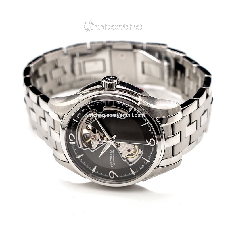 Hamilton Jazzmaster Open Heart Mens watch Unisex Automatic Steel H32565185 2