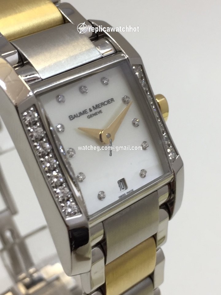 Baume & Mercier Womens watch Quartz Gold Steel MOA65548 2