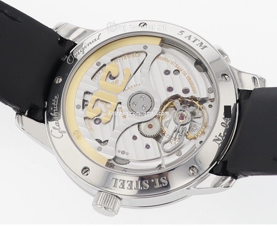 Glashtte Original Senator Panorama Date Moon Phase Mens watch Unisex Automatic Steel 100-04-04-02-04 2