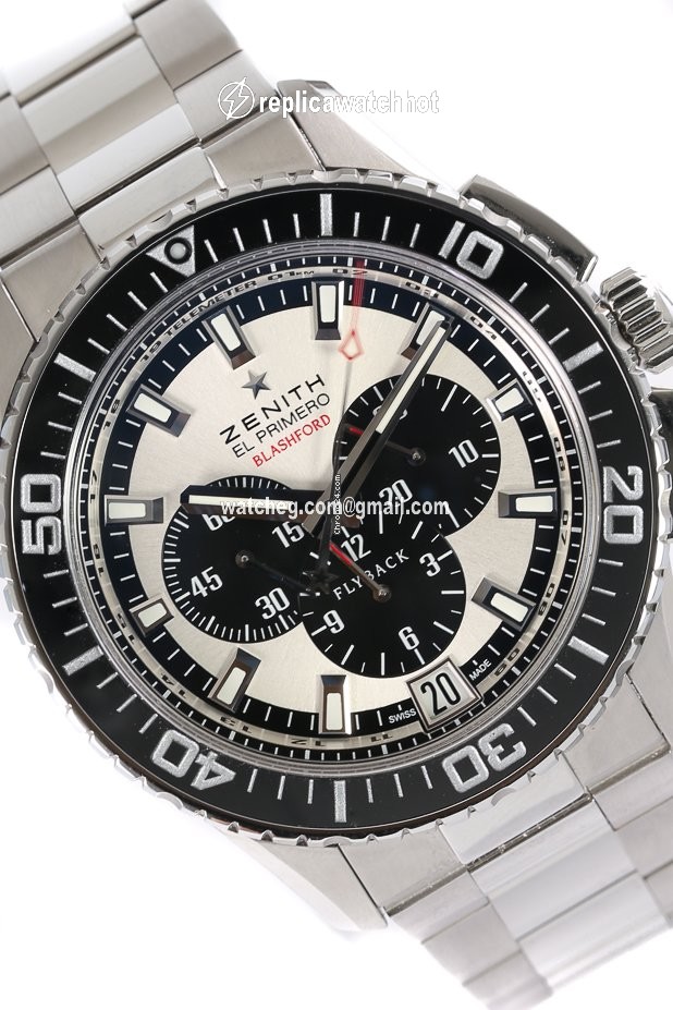 Zenith El Primero Stratos Flyback Mens watch Unisex Automatic Steel 30.2062.405 2