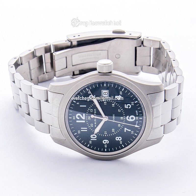 Hamilton Khaki Field Mens watch Unisex Quartz Steel H68201143 2