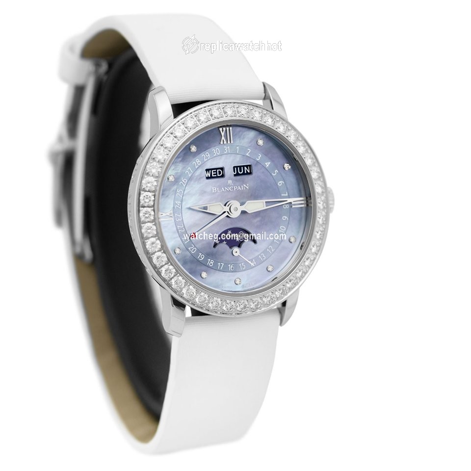 Blancpain Villeret Womens watch Automatic Steel 3663-4654L-52B 2