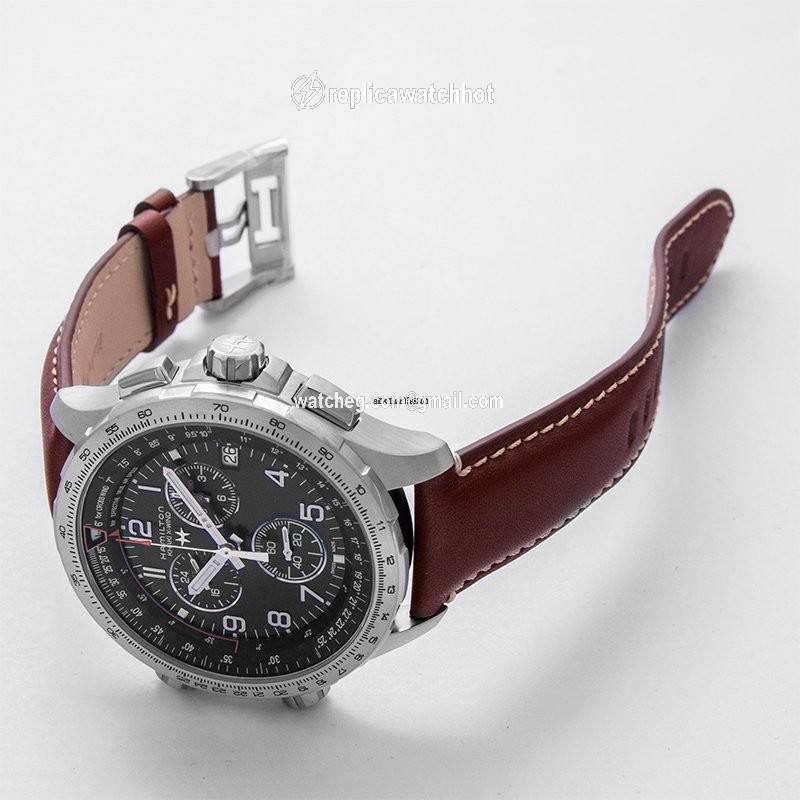 Hamilton Khaki X-Wind Mens watch Unisex Quartz Steel H77912535 2