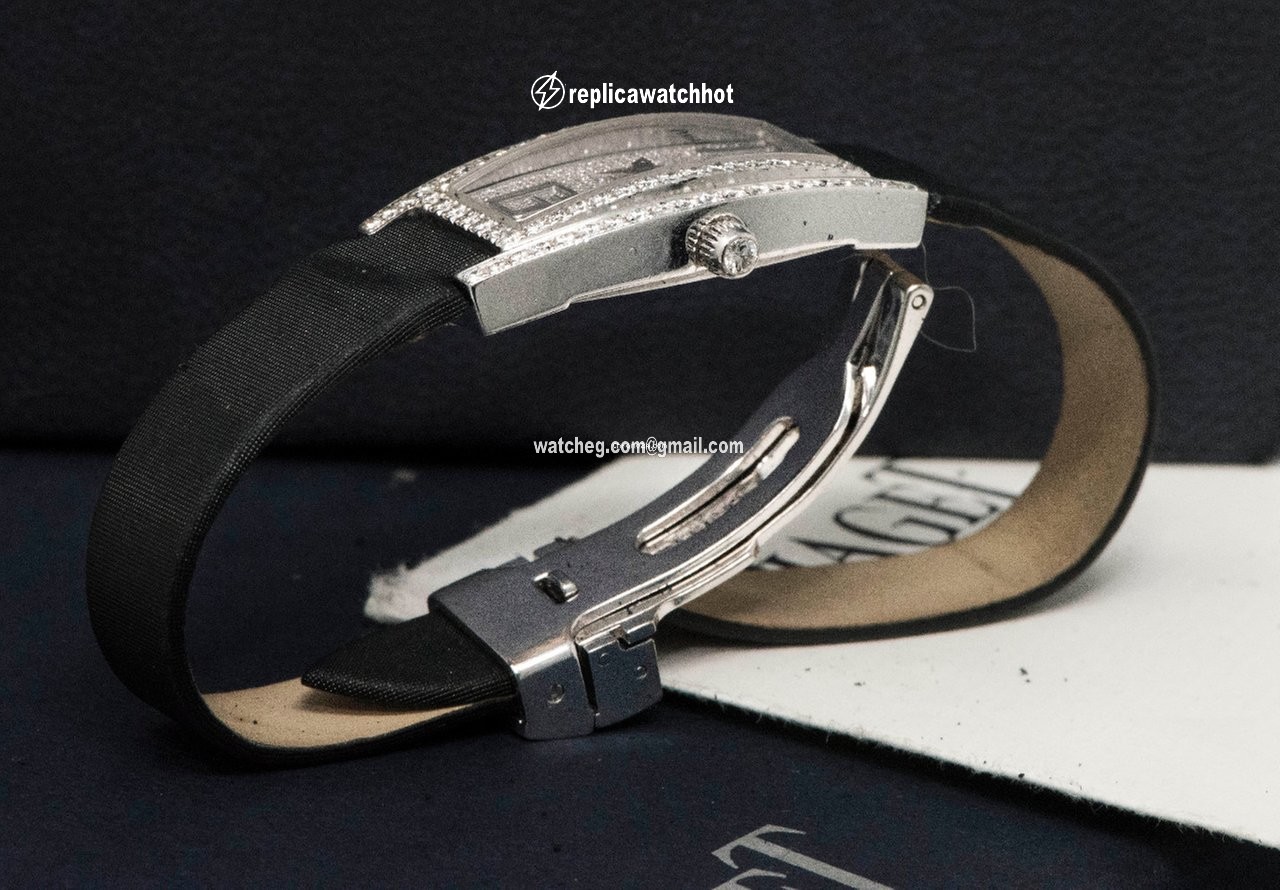 Piaget Mens watch Unisex Quartz White gold Original $80,000 List, Complete w original Box & Paperwork 2