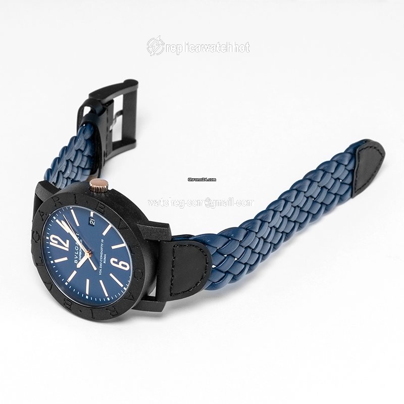Bulgari Mens watch Unisex Automatic Carbon 102634 2