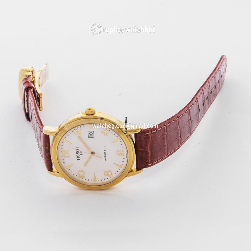 Tissot Mens watch Unisex Automatic Yellow gold T71.3.462.34 2