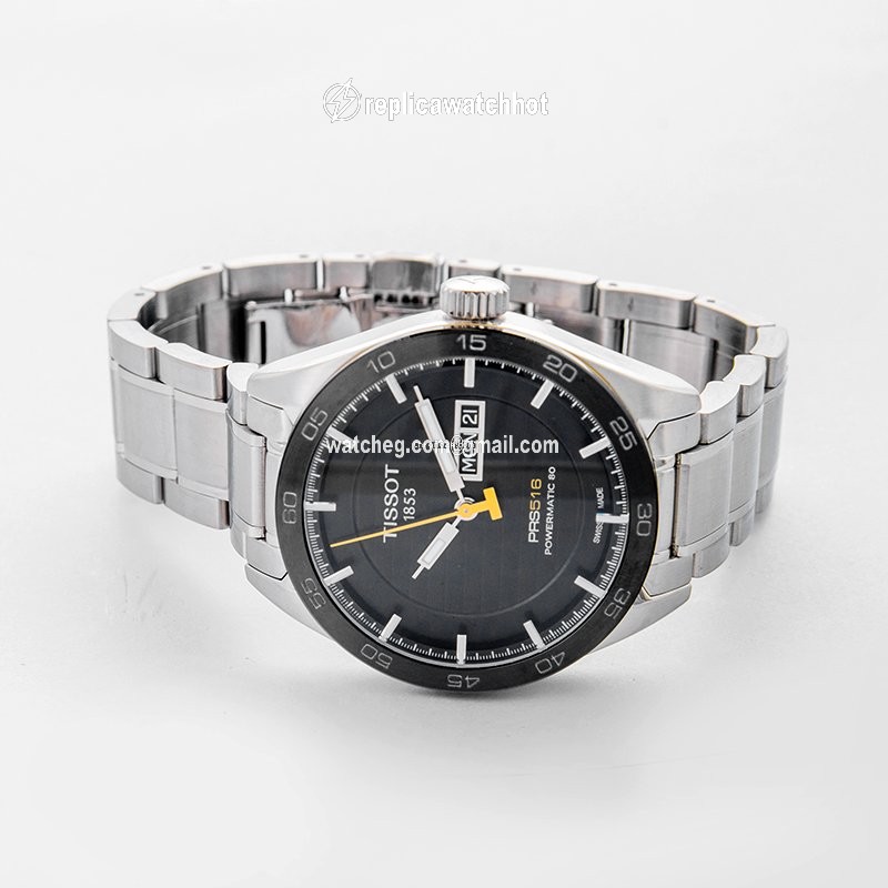Tissot PRS 516 Mens watch Unisex Automatic Steel T100.430.11.051.00 2