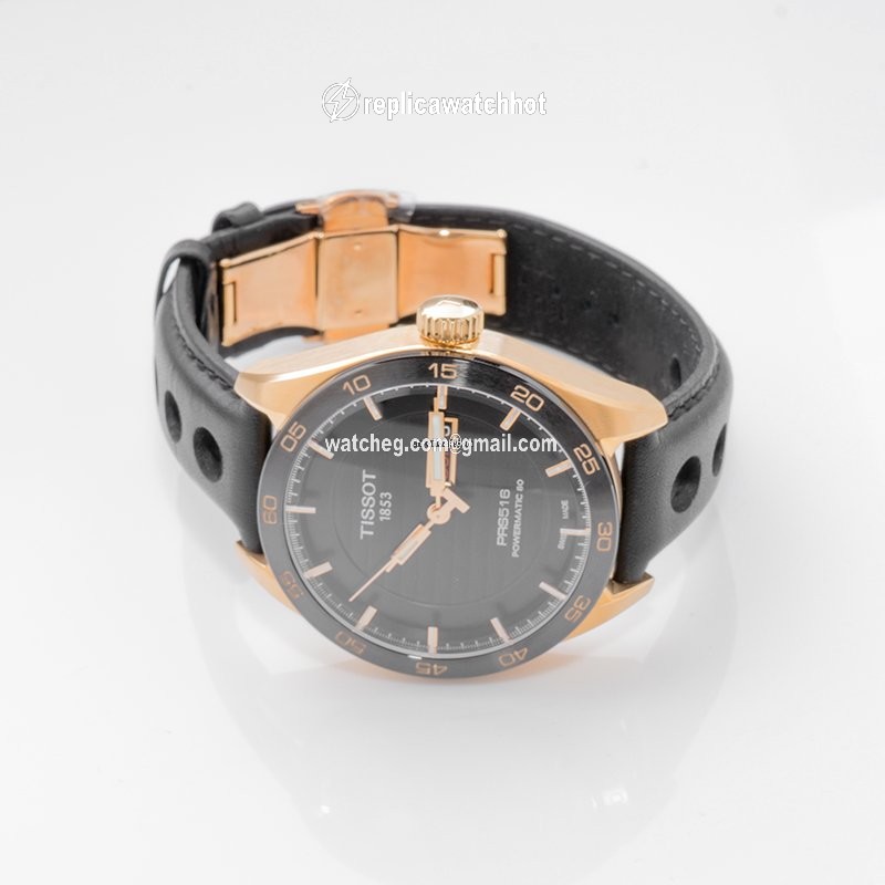 Tissot PRS 516 Mens watch Unisex Automatic Steel T100.430.36.051.00 2