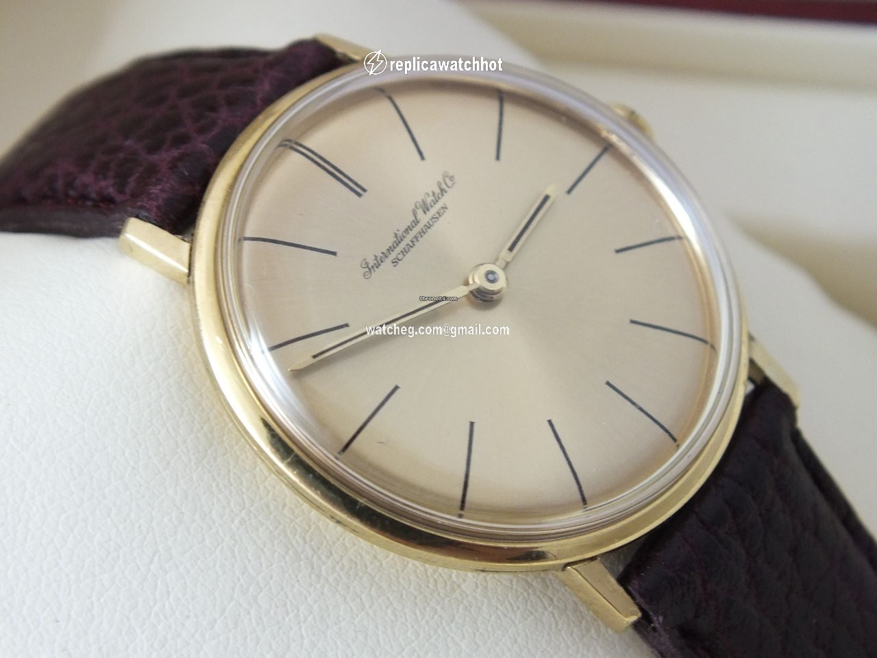 IWC Mens watch Unisex Manual winding Yellow gold 401 2