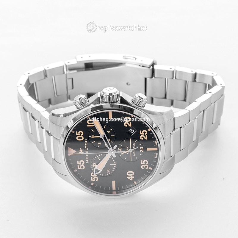 Hamilton Khaki Aviation Mens watch Unisex Quartz Steel H76722131 2