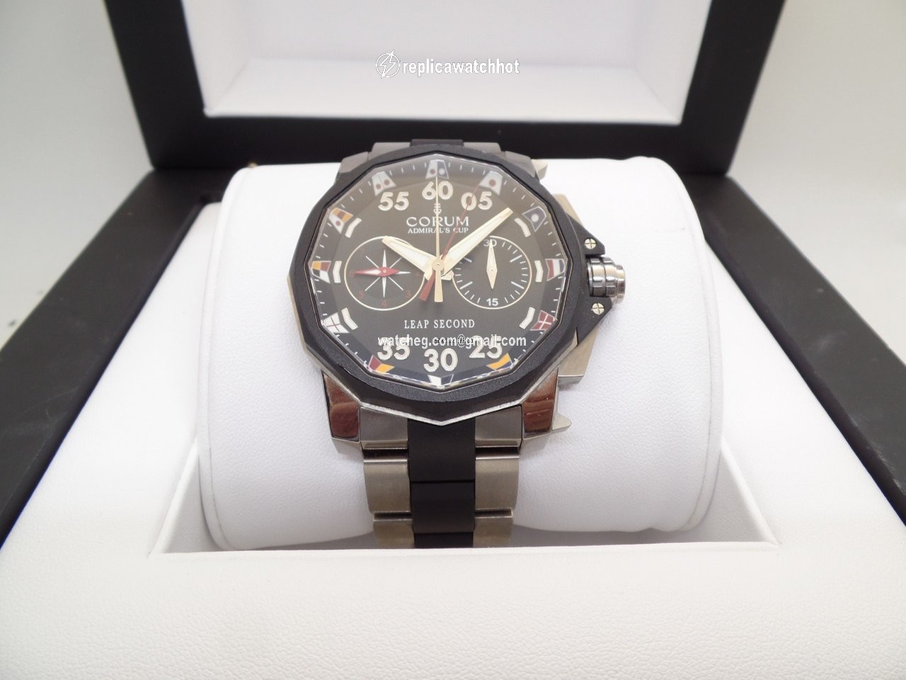 Corum Admirals Cup Leap Second 48 Mens watch Unisex Automatic Titanium 895.931.06 V791 AN92 2