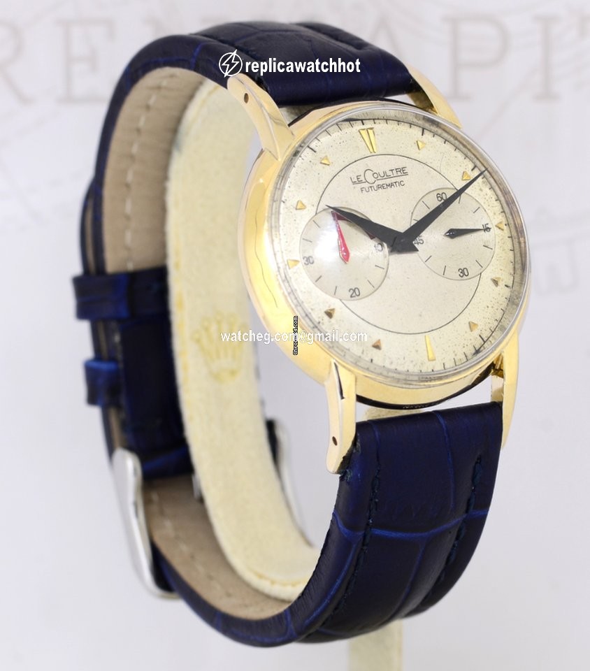 Jaeger-LeCoultre Mens watch Unisex Automatic Gold Steel Futurematic 10K Gold 2