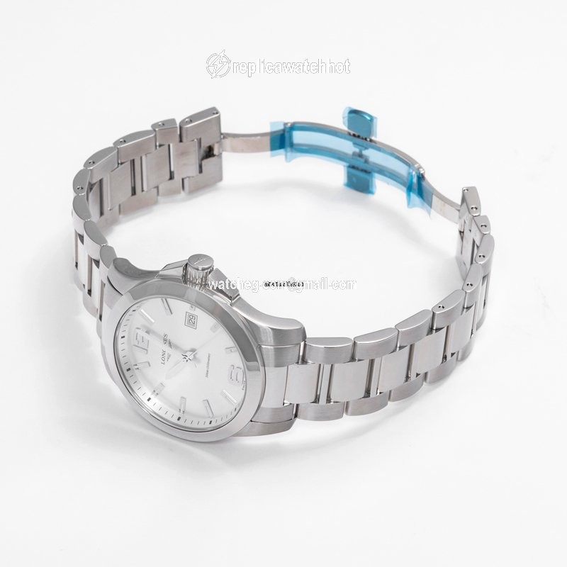 Longines Conquest Mens watch Unisex Quartz Steel L37594766 2