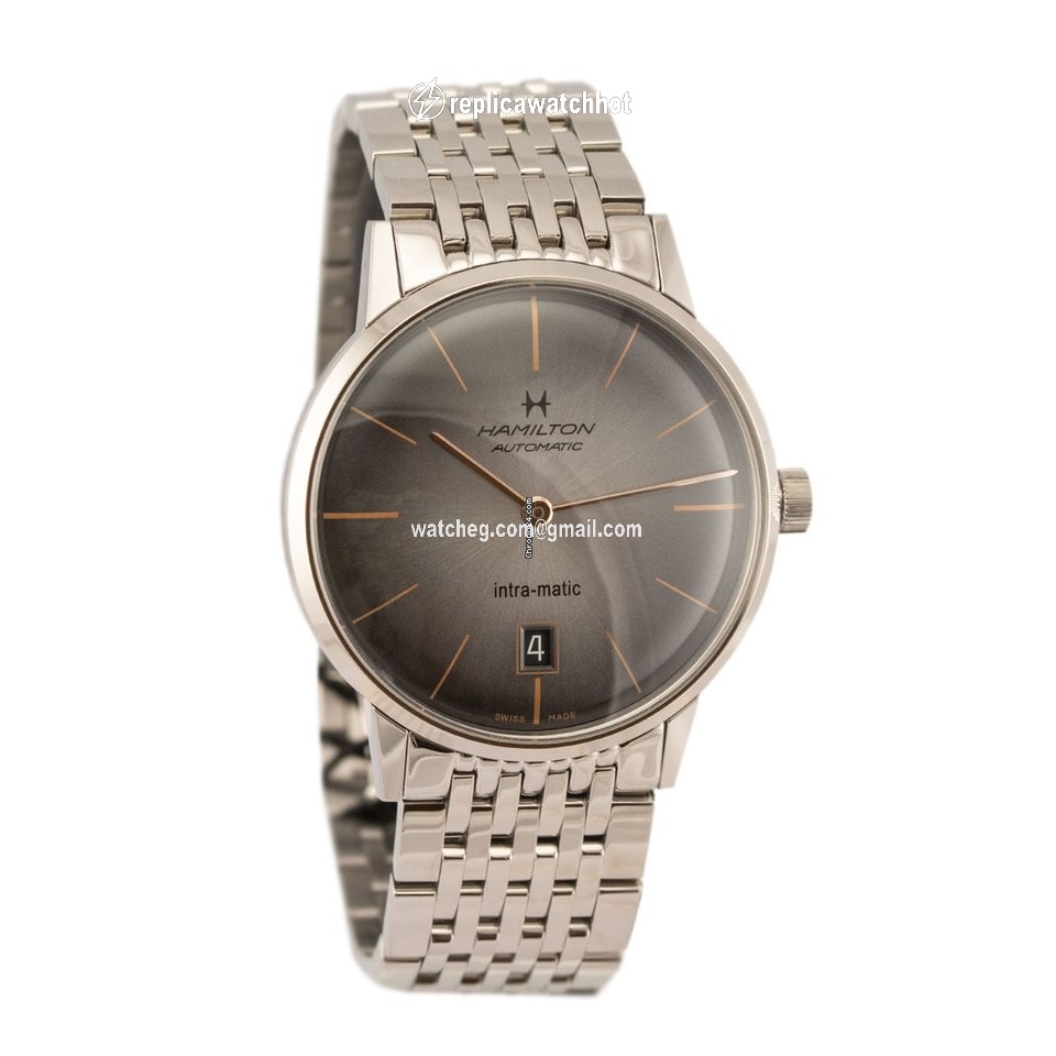 Hamilton Intra-Matic Mens watch Unisex Automatic Steel H38455181 2