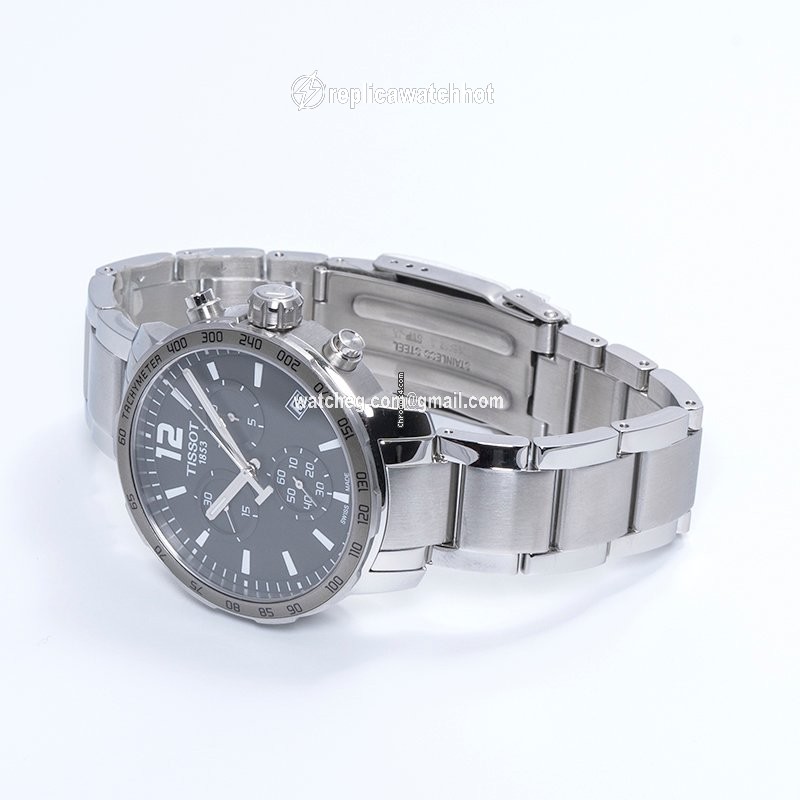 Tissot Quickster Mens watch Unisex Quartz Steel T095.417.11.067.00 2