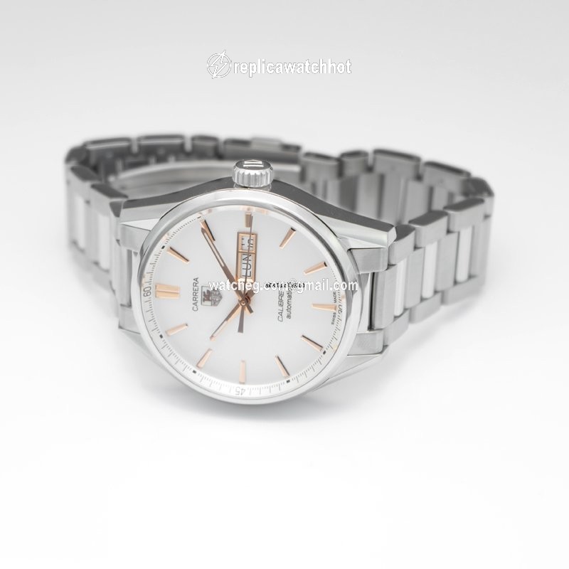 TAG Heuer Carrera Calibre 5 Mens watch Unisex Automatic Steel WAR201D.BA0723 2