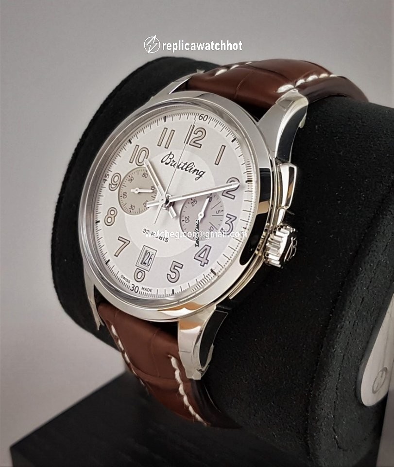 Breitling Transocean Chronograph 1915 Mens watch Unisex Manual winding Steel AB141112 G799 739P 2