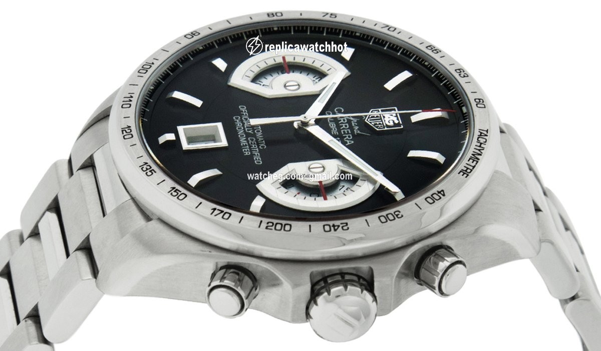 TAG Heuer Grand Carrera Mens watch Unisex Automatic Steel CAV511A.BA0902 2