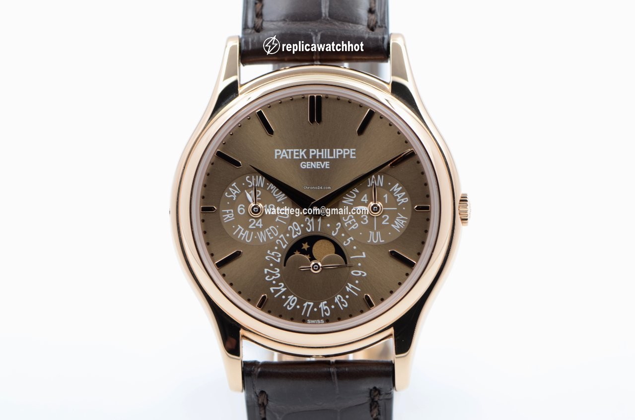 Patek Philippe Perpetual Calendar Mens watch Unisex Automatic Rose gold 5140R-001 2