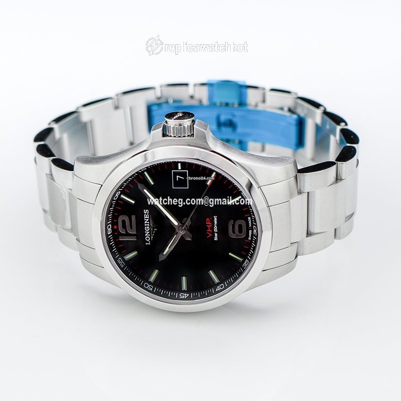 Longines Conquest Mens watch Unisex Quartz Steel L37164566 2