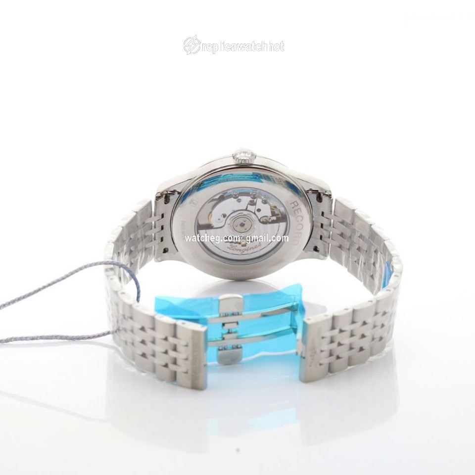 Longines Record Mens watch Unisex Automatic Steel L2.821.4.72.6 2
