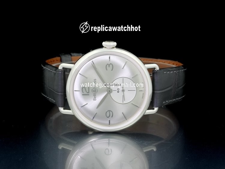 Bell & Ross Vintage Mens watch Unisex Manual winding Silver BRWW1-ME-AG-SI-SCR 2