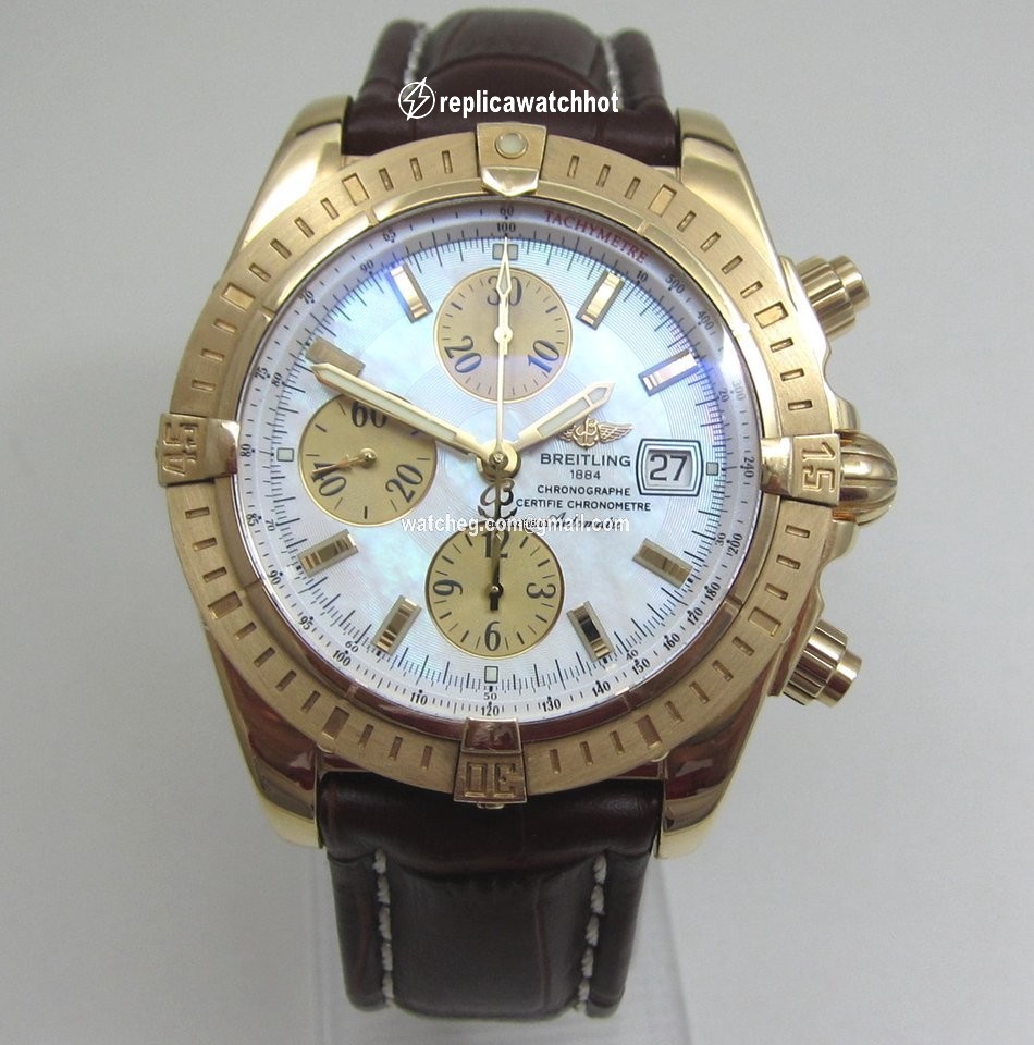 Breitling Chronomat Evolution Mens watch Unisex Automatic Yellow gold K13356 2