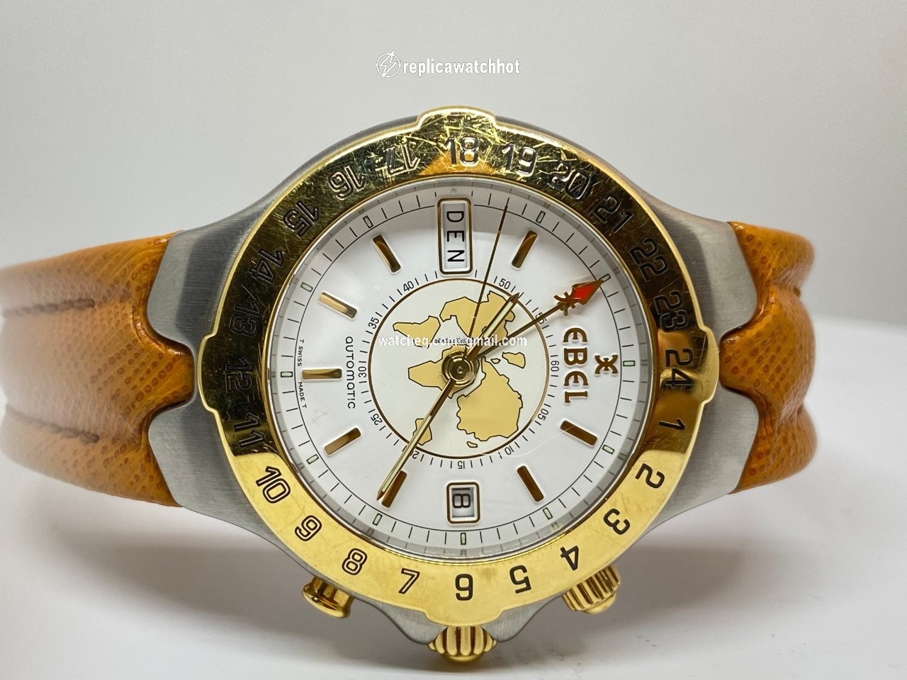 Ebel Sportwave Mens watch Unisex Automatic Gold Steel E6122641 3