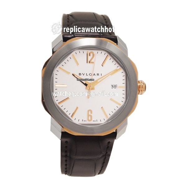 Bulgari Octo Mens watch Unisex Automatic Gold Steel OC41C6SPGLD 3