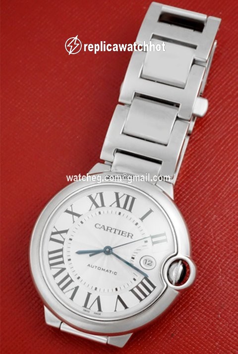 Cartier Ballon Bleu Mens watch Unisex Automatic White gold W69013Z2 3