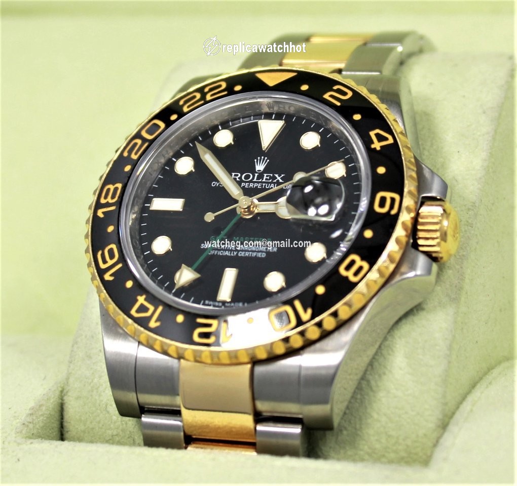 Rolex GMT-Master II Mens watch Unisex Gold Steel Automatic 116713 LN 3