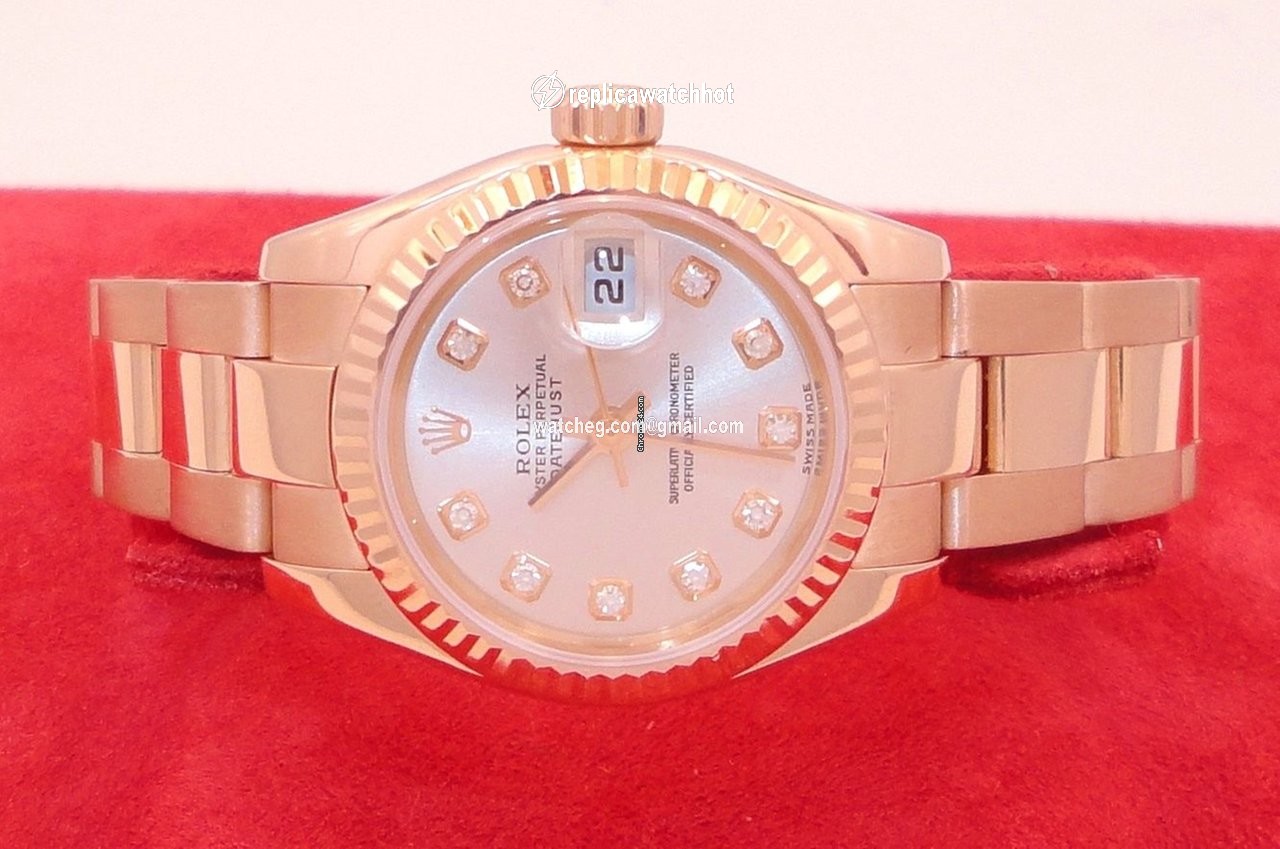 Rolex Lady-Datejust Womens watch Rose gold Automatic 179175 3