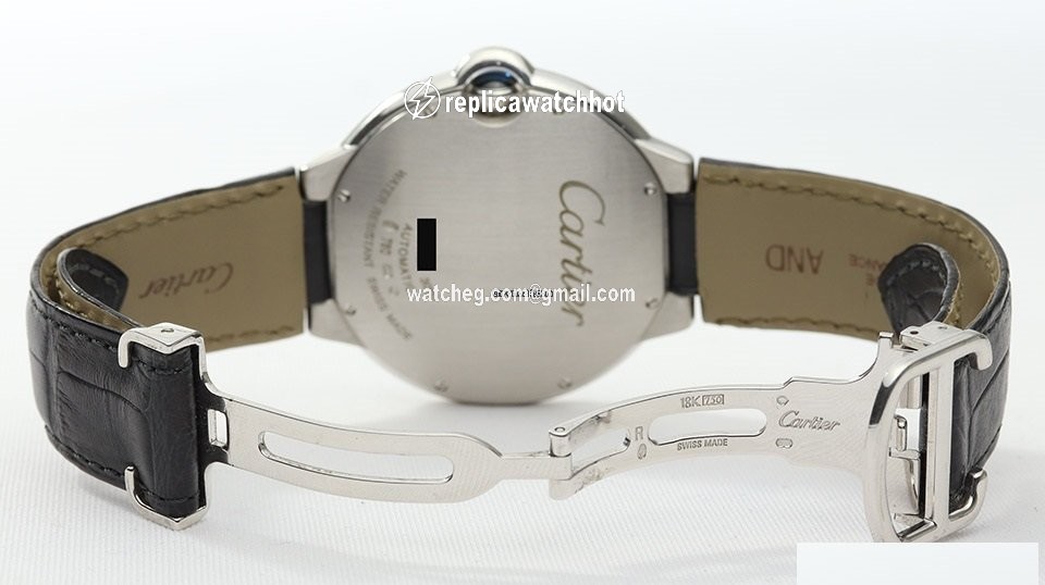 Cartier Ballon Bleu 42mm Mens watch Unisex Automatic White gold 3000 3