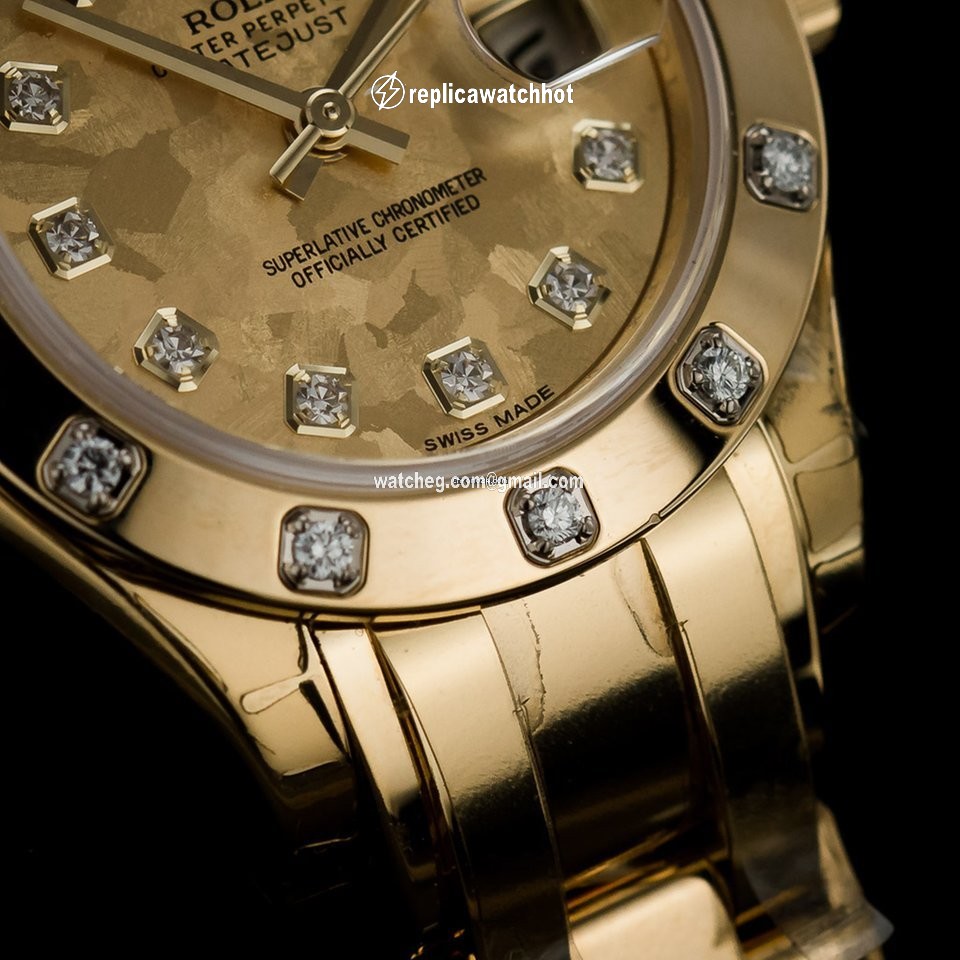 Rolex Lady-Datejust Pearlmaster Womens watch Yellow gold Automatic 80318 3