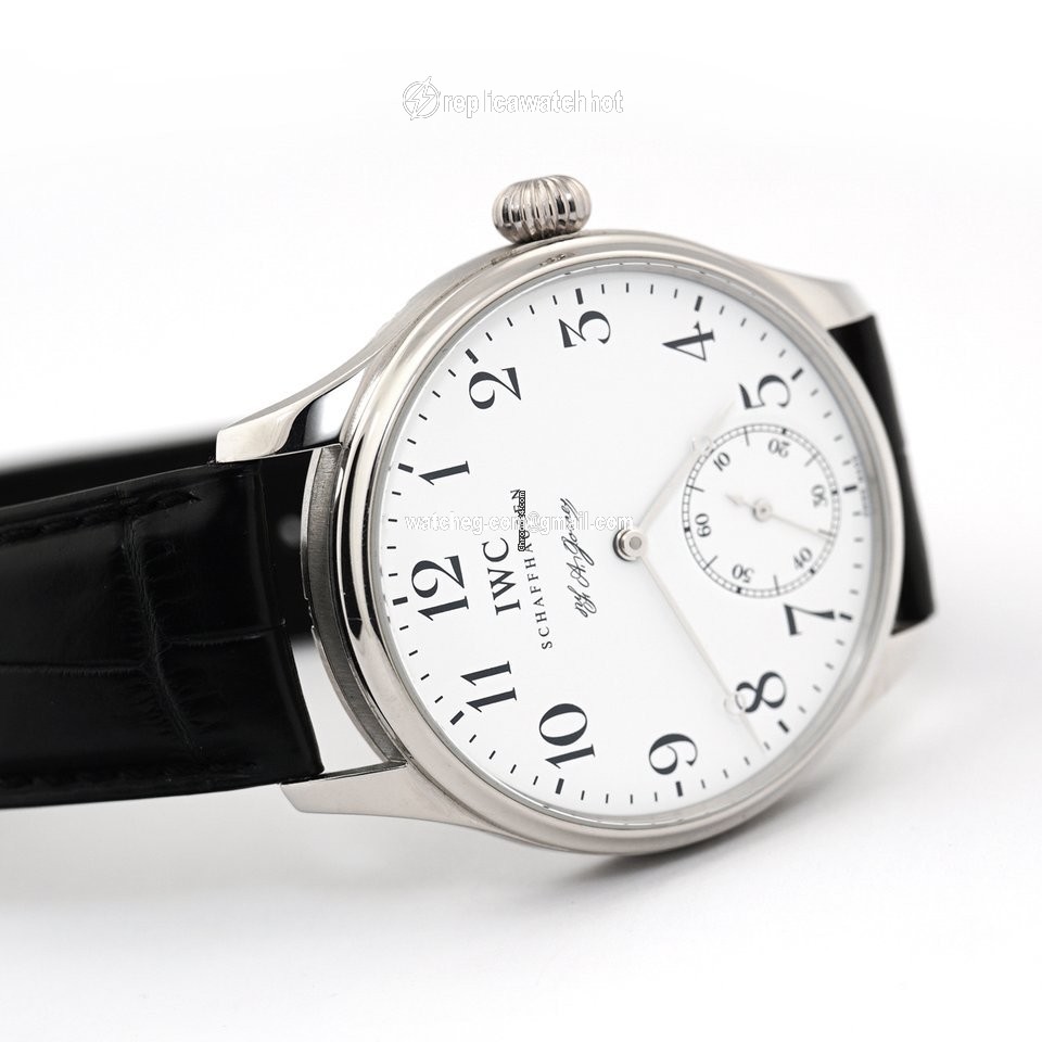 IWC Portuguese Hand-Wound Mens watch Unisex Manual winding Platinum IW544202 3
