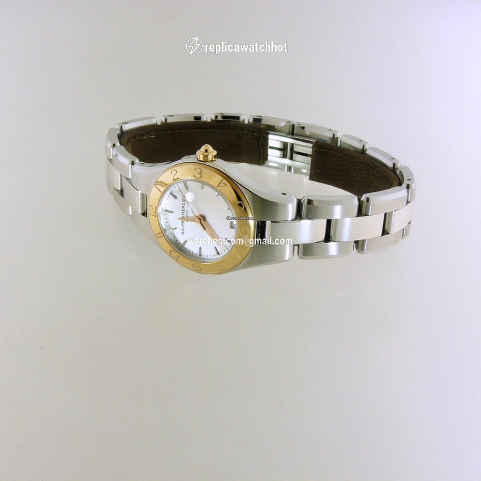 Baume & Mercier Linea Quartz Gold Steel MOA10014 M0A10014 3